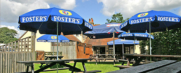 building work at The Hut pub